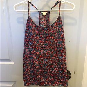 Jcrew Factory floral printed tank. Size 12